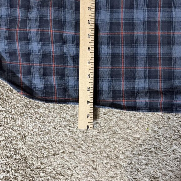 Duluth Trading Shirt Mens 3XL Tall Plaid Button Down Long Sleeve Relaxed Fit - Picture 6 of 6